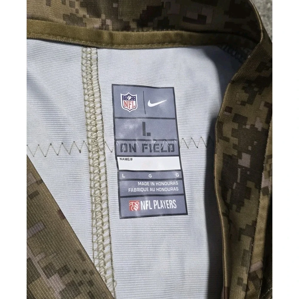 Rare Andrew Luck Nike On Field Salute To Service Colts Jersey Digital Camo Large
